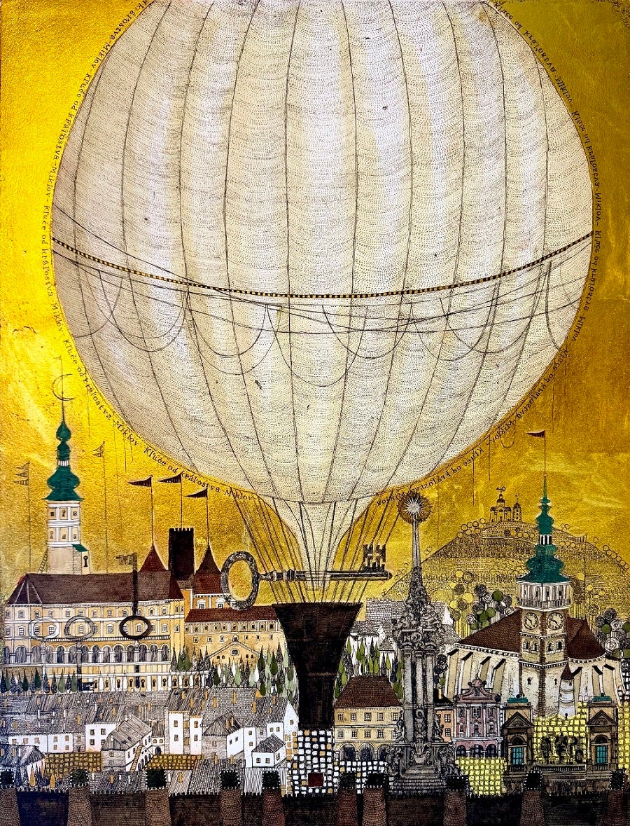 阪神梅田本店】金箔と銅版画、手彩色で表現される幻想的な”時間旅行