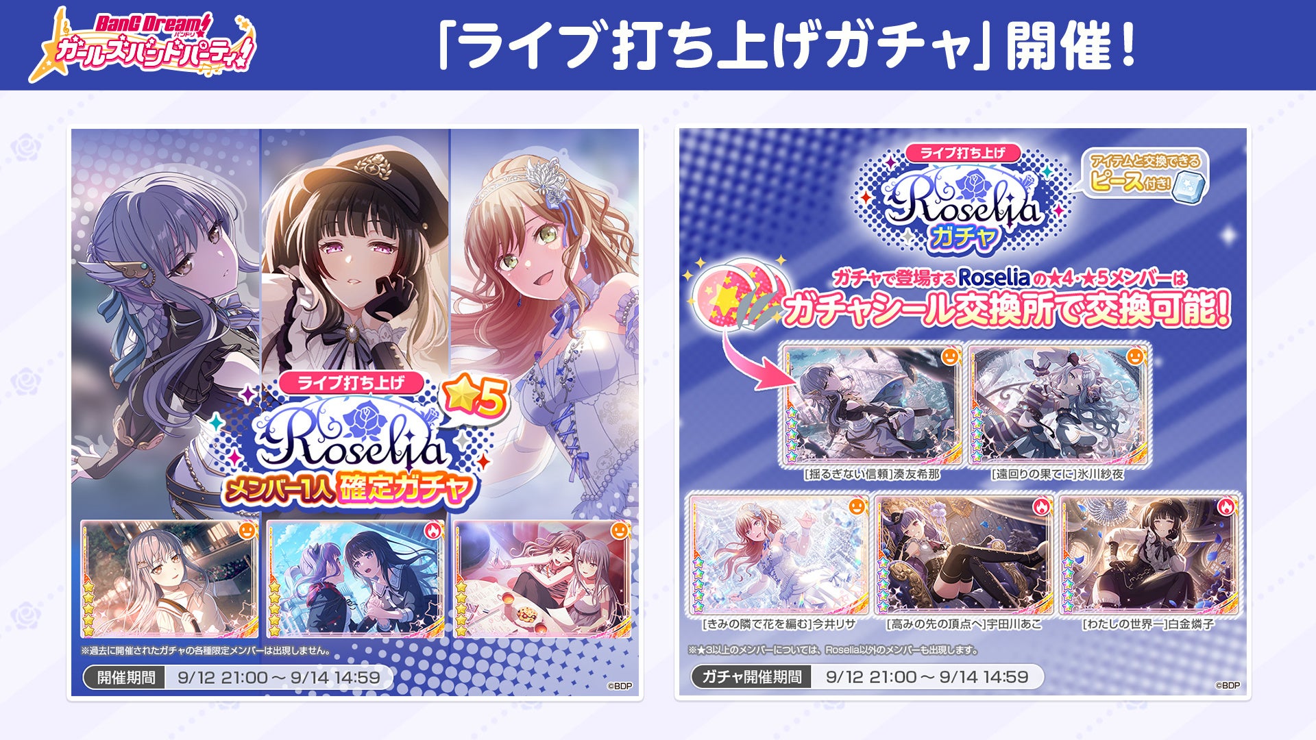 Roselia バンドリ Roselia ロゼリア Neuweltfahrt 氷川紗夜 缶バッジ