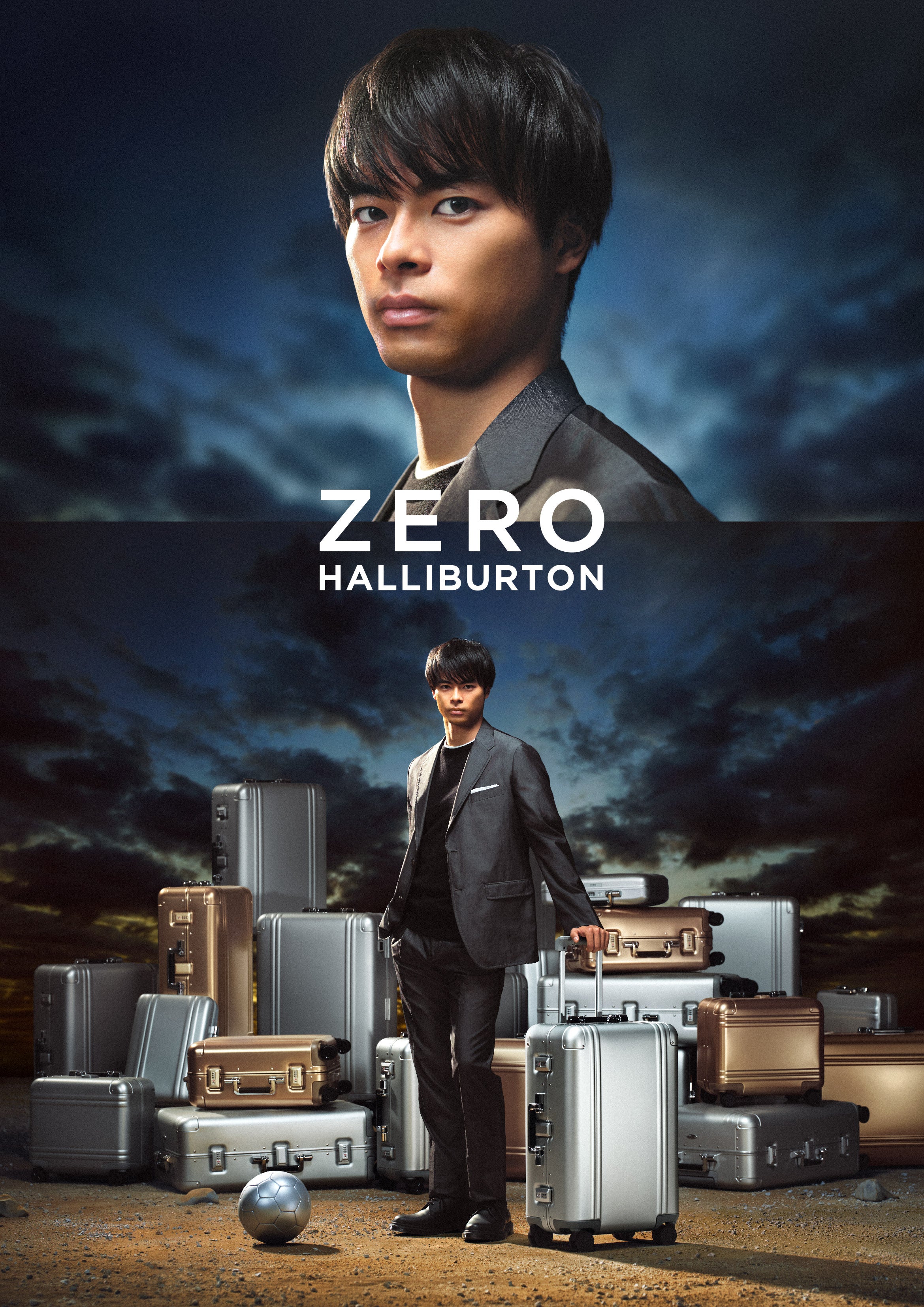 9月2日からZERO HALLIBURTONのブランドアンバサダー プロサッカー 三笘