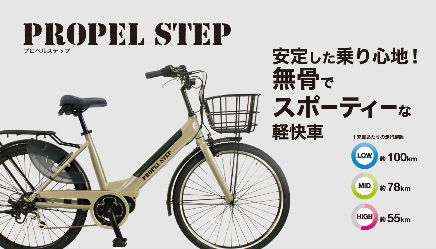 1充電で1,000km走る！パンクしない電動アシスト自転車「rafoot」を