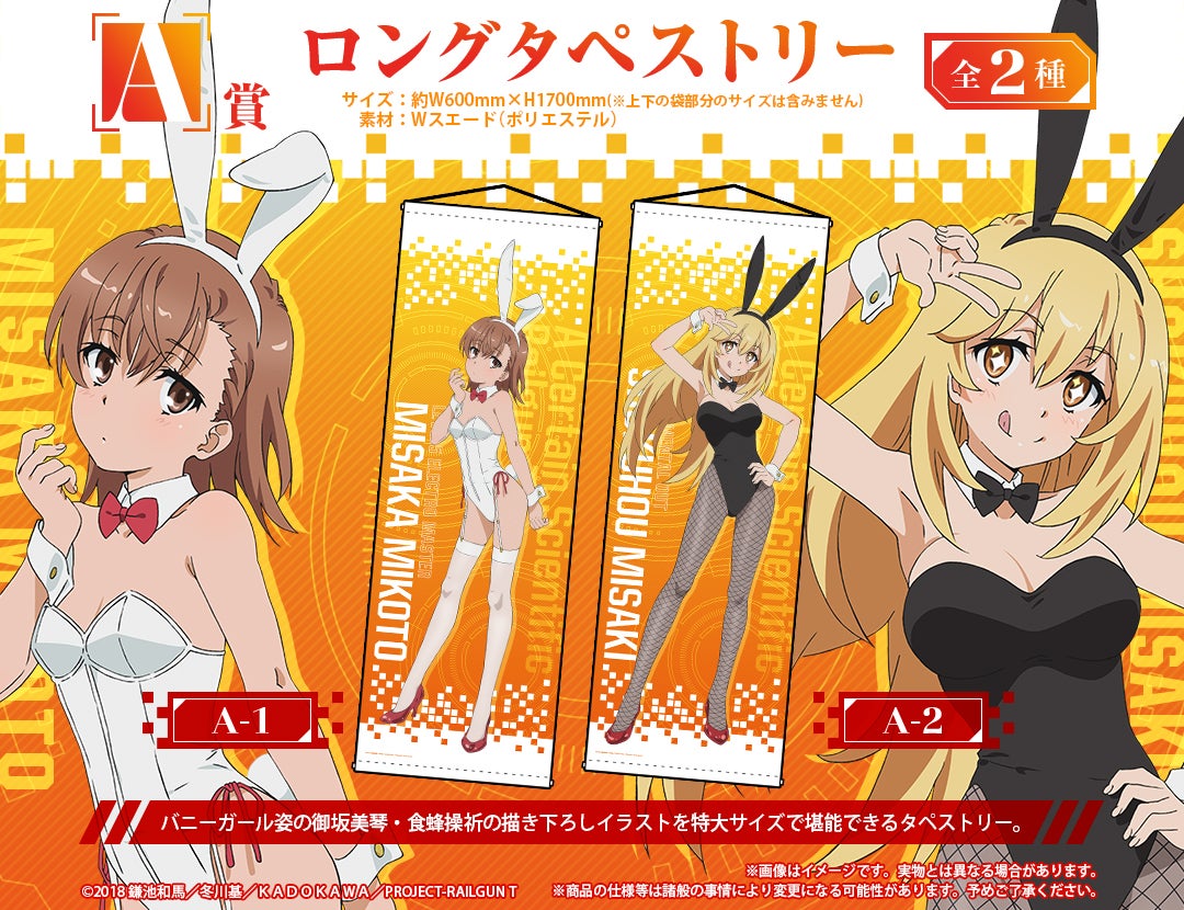 2022年に販売した「『とある科学の超電磁砲T』オンラインくじ」が