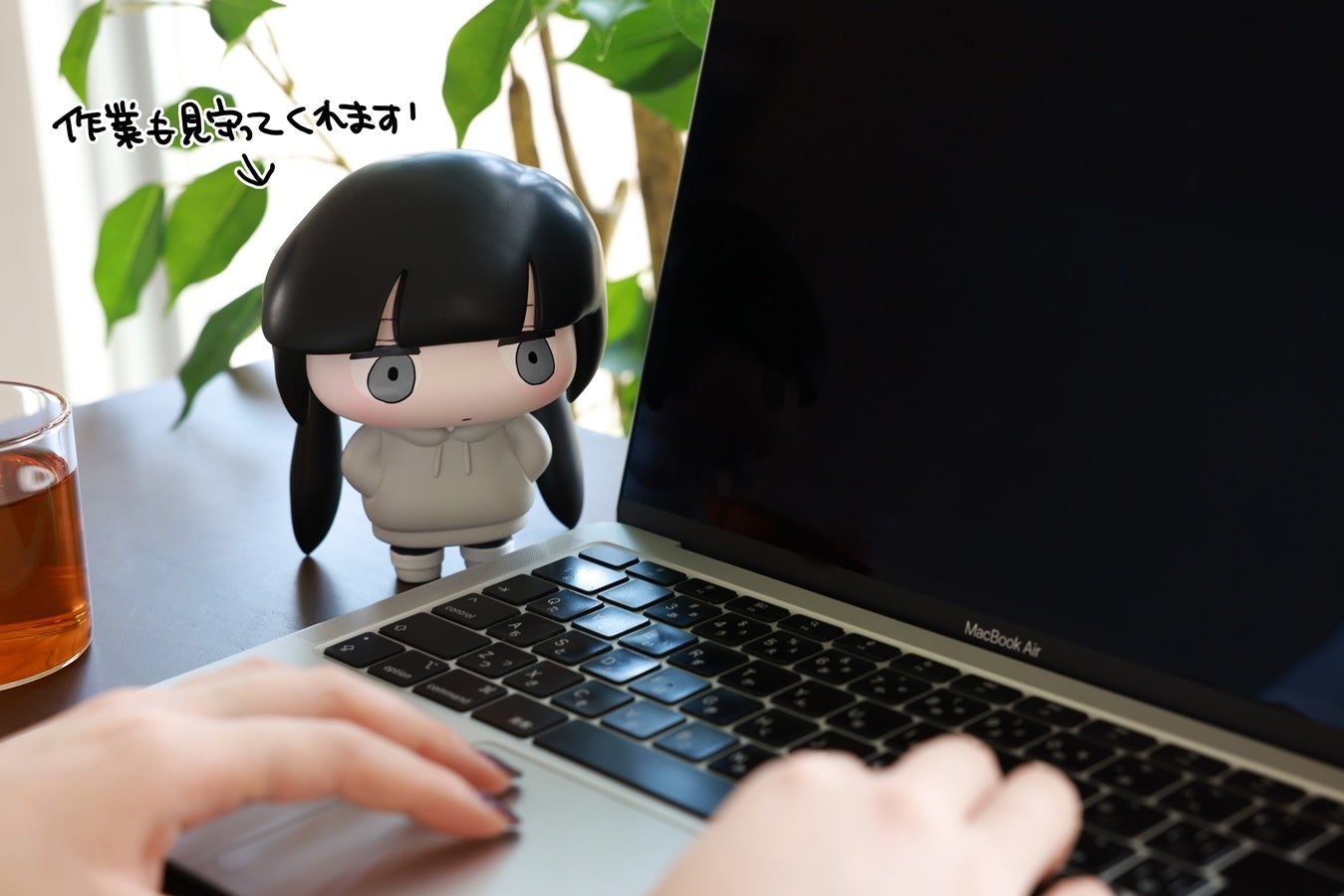 SNSで人気】ぬくぬくにぎりめしさん「おさげちゃん」の手乗りサイズで