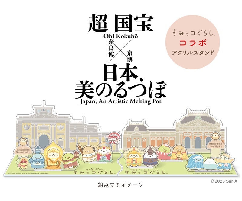 すみっコぐらしが特別展「日本、美のるつぼ展」、「超 国宝展」の公式