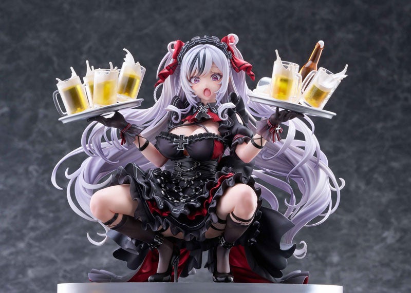 アズールレーン』より「エルベ」のフィギュアが「慌て」フェイスパーツ