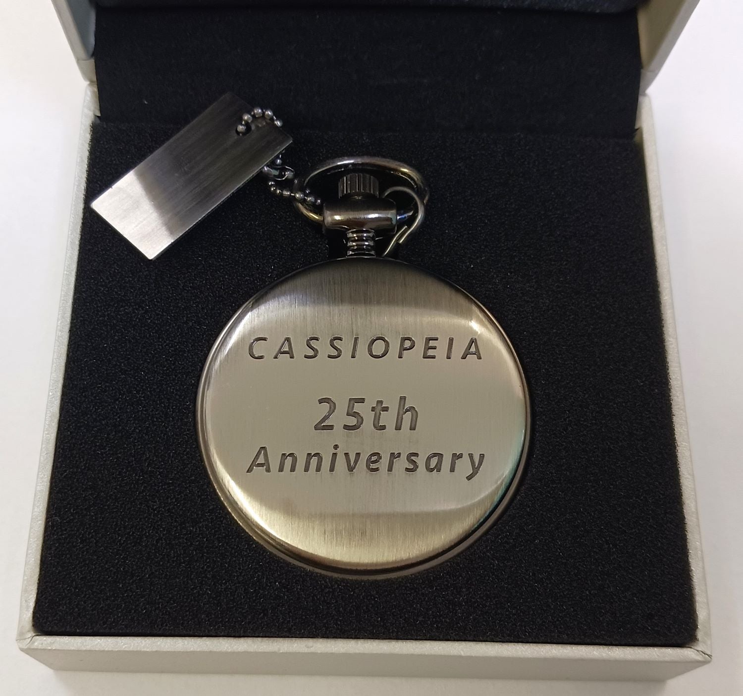 寝台特急カシオペア 25周年記念グッズ（懐中時計、帽子）を【数量