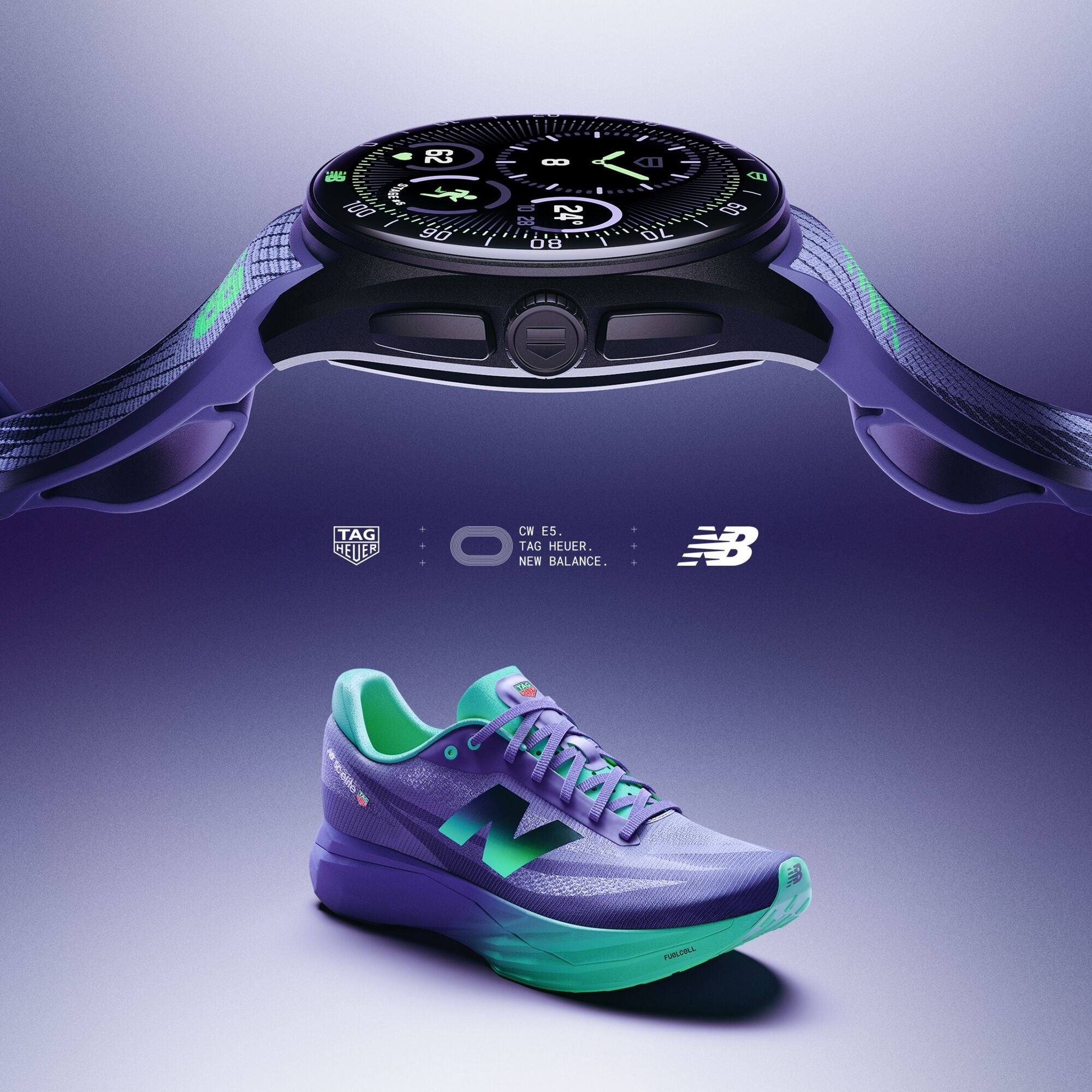 タグ・ホイヤーとニューバランスが初のコラボレーション、「TAG Heuer