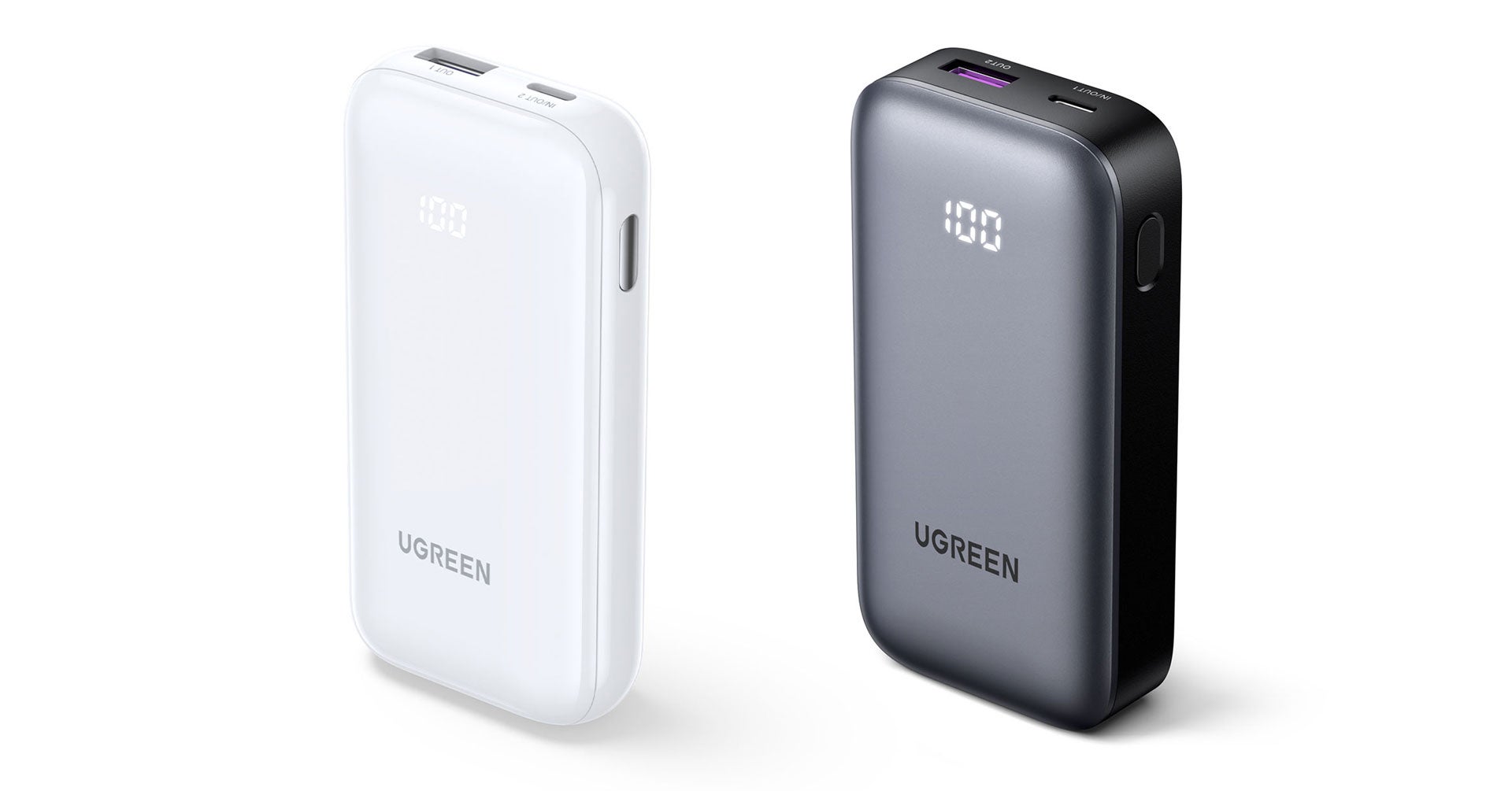 UGREEN Nexode 10000mAh 2way 急速充電 モバイルバッテリー 30W | 入力