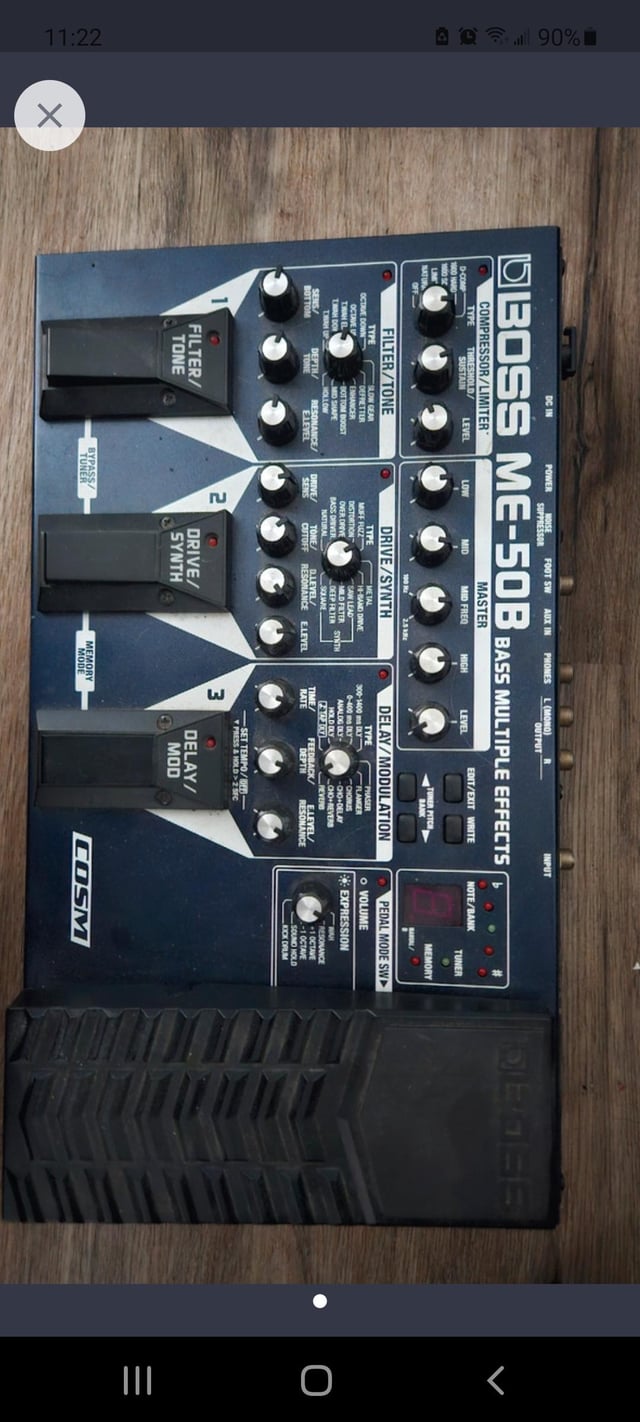 Boss ME-50B : r/basspedals
