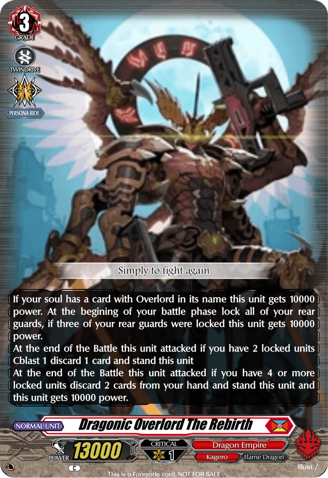 ドラゴニック・オーバーロード・ザ・リバースのアイデア : r