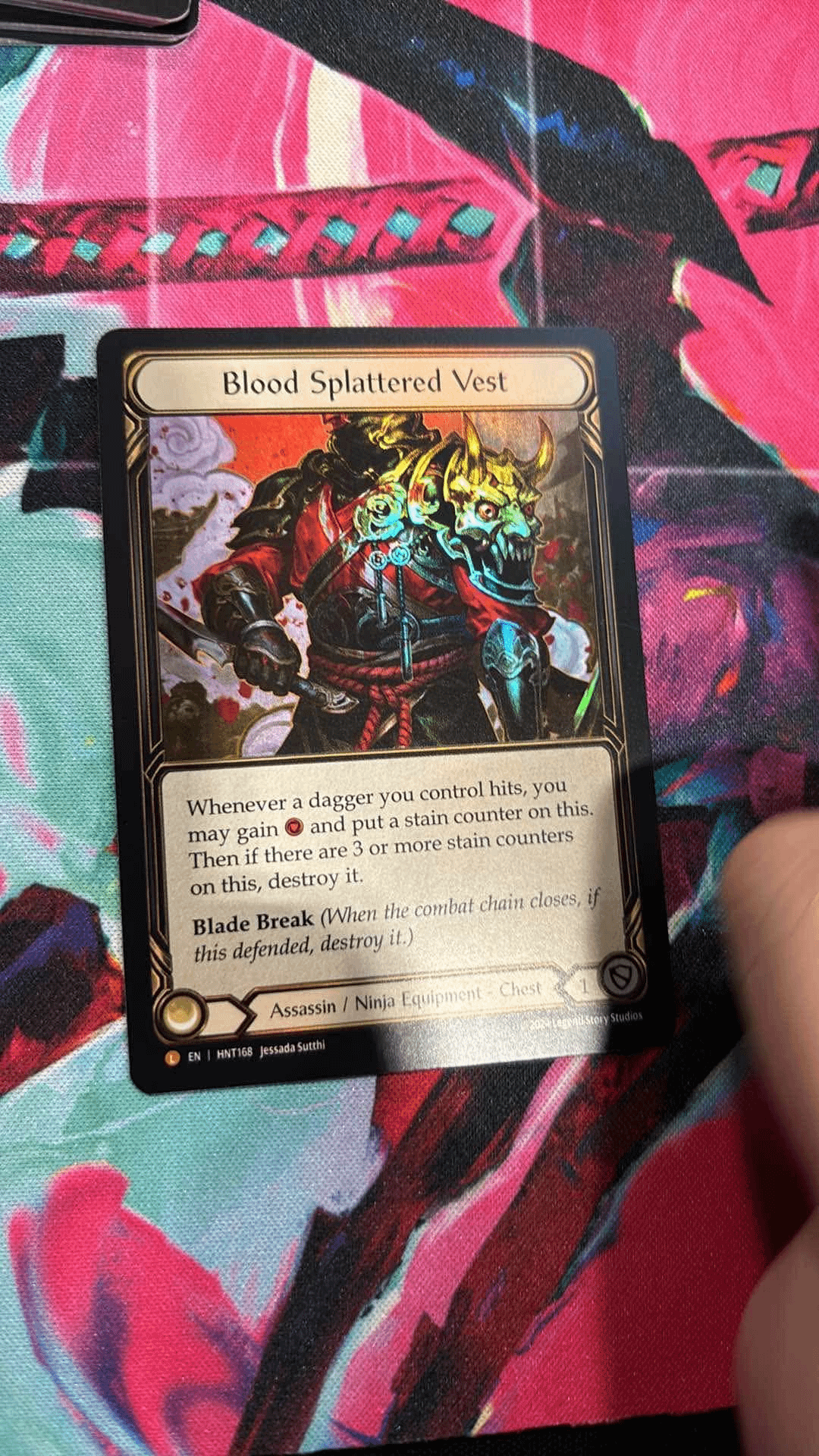 HNT] Blood Splattered Vest : r/FleshandBloodTCG