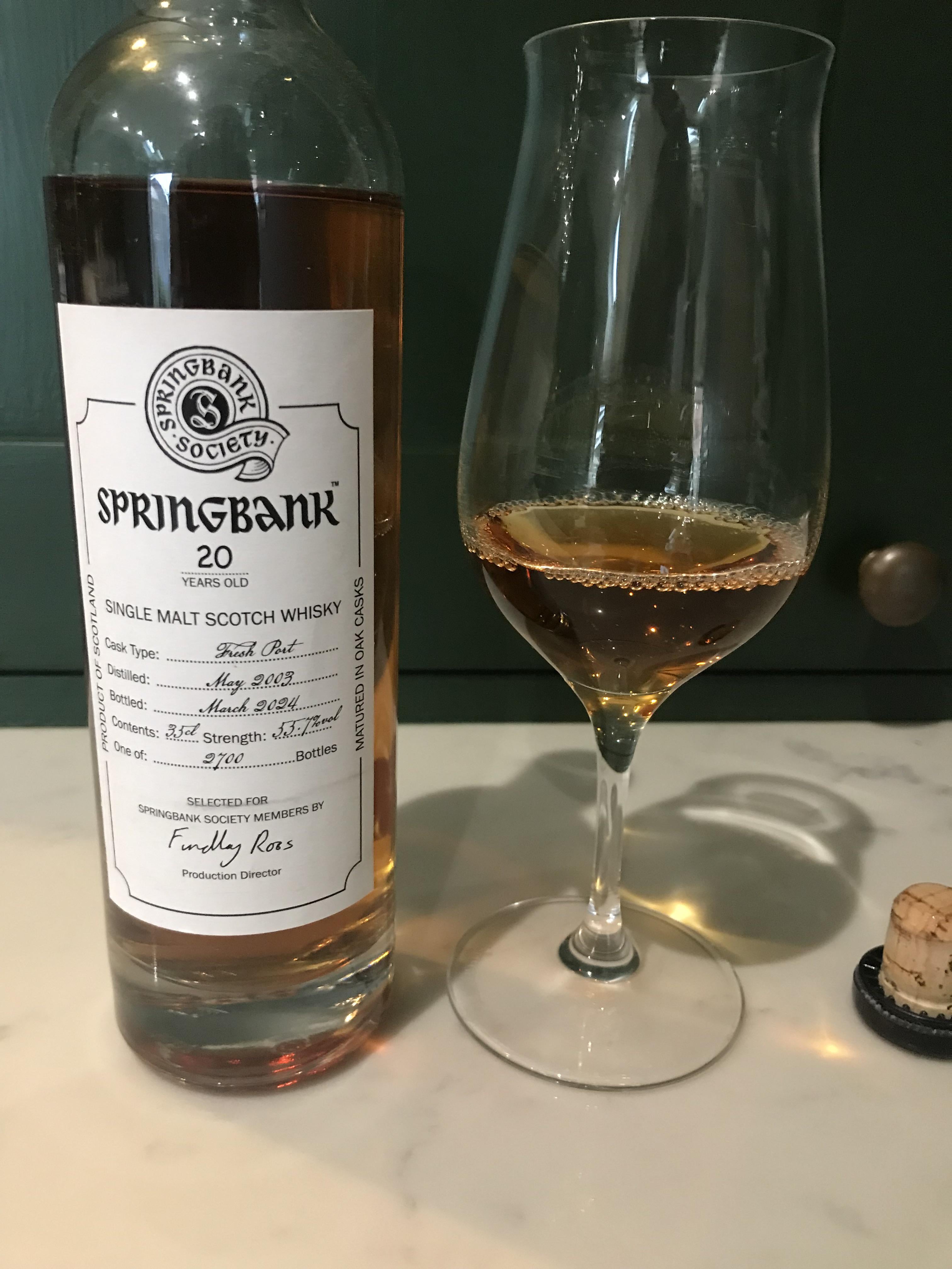 スプリングバンク20年、スプリングバンクソサエティ2024向け : r/Scotch