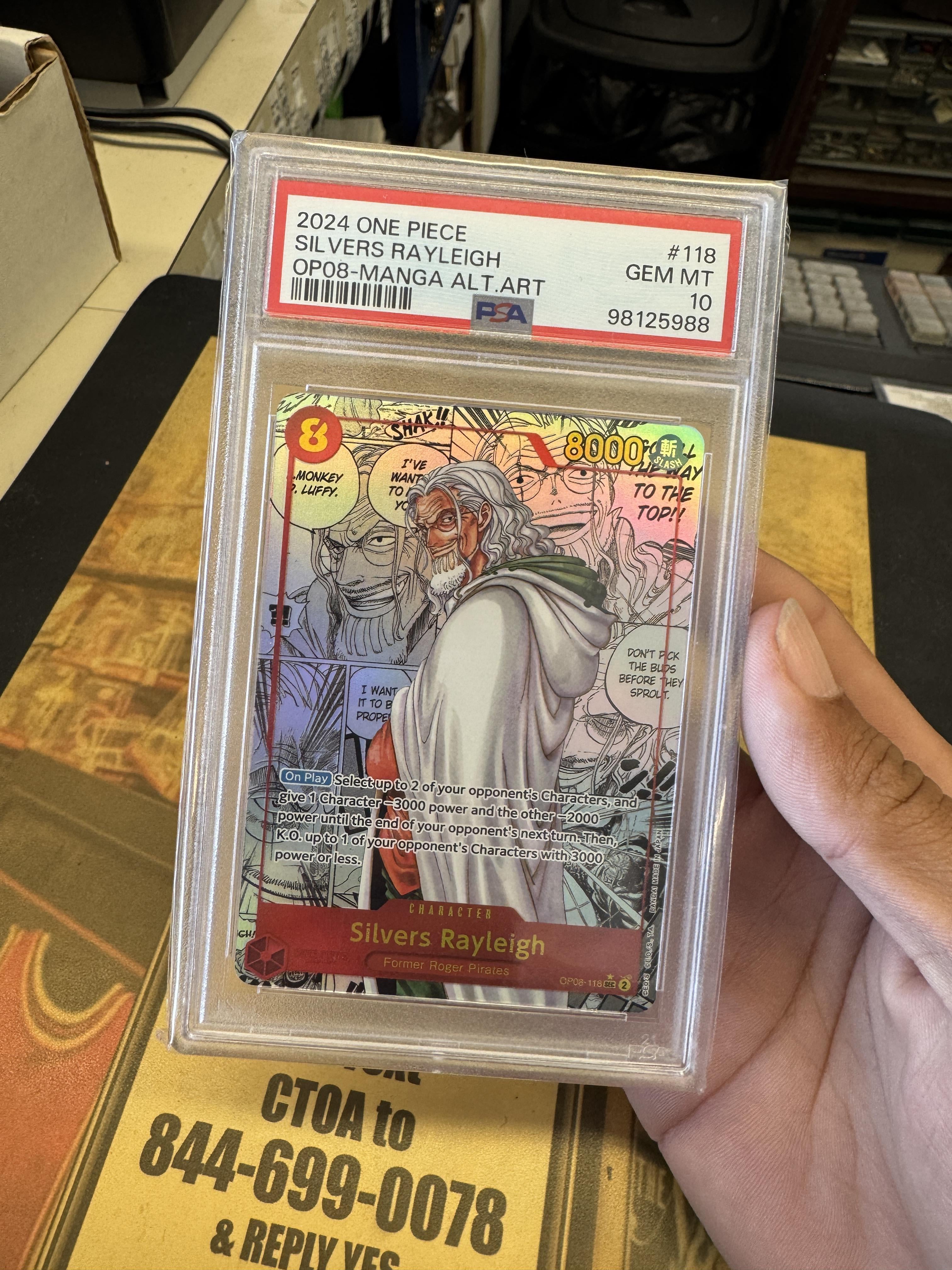 PSA 10!! : r/OnePieceTCG