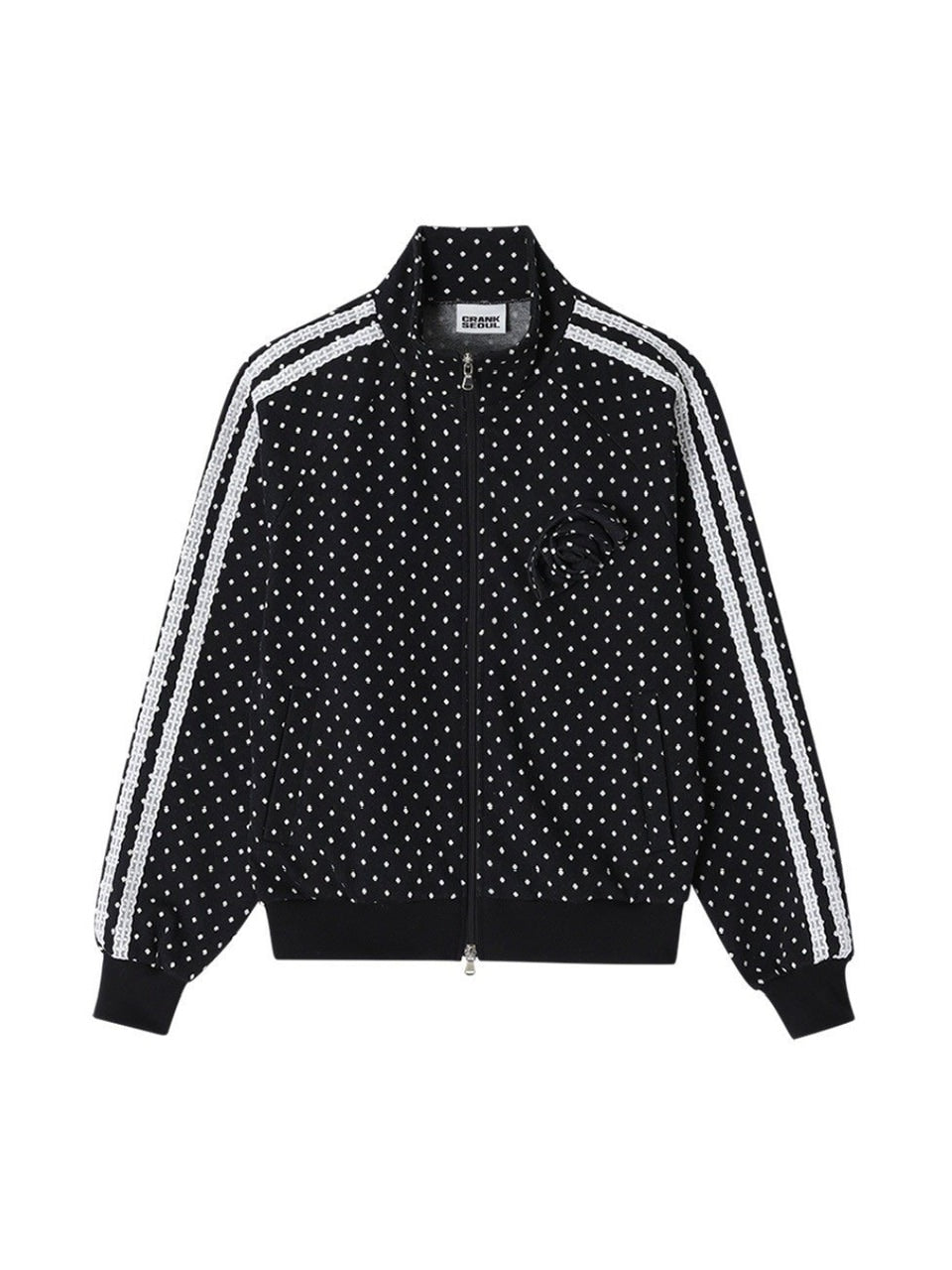 CRANK】ROSE DOT TRACK JACKET / 【クランク】ローズドットダブル