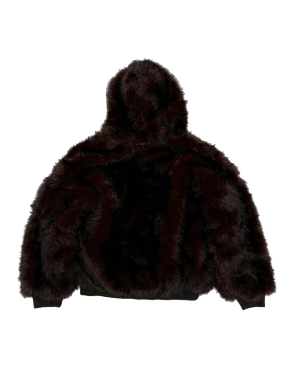 受注制【Chikashitsu +】oversized hooded fur blouson