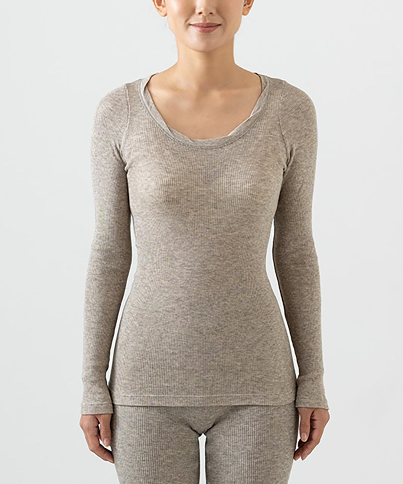 ヤクコットン チューブテレコ 長袖プルオーバー / オーガニック