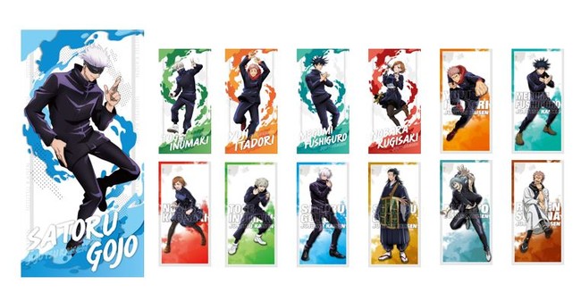 呪術廻戦】全長120㎝の大きなタオルと1/10サイズアクリルスタンドが