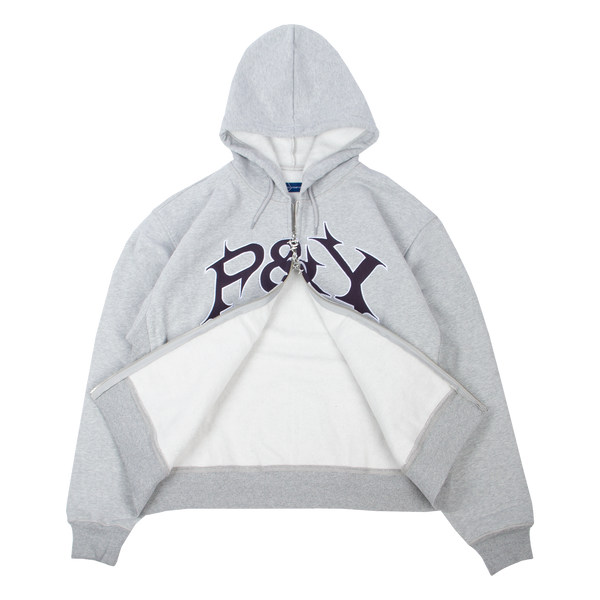 P&Y ZIP HOODIE HEATHER – PUNKANDYO