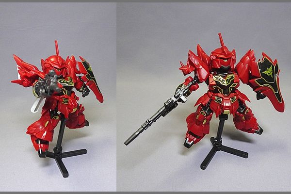 食玩モビリティジョイントガンダム3シナンジュレビューユニコーン