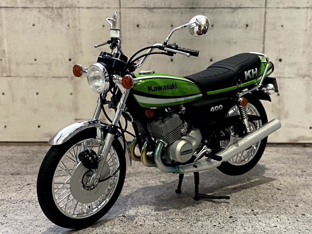 制作】1/12 HASEGAWA KH400 A7 part3 | プラモの時間