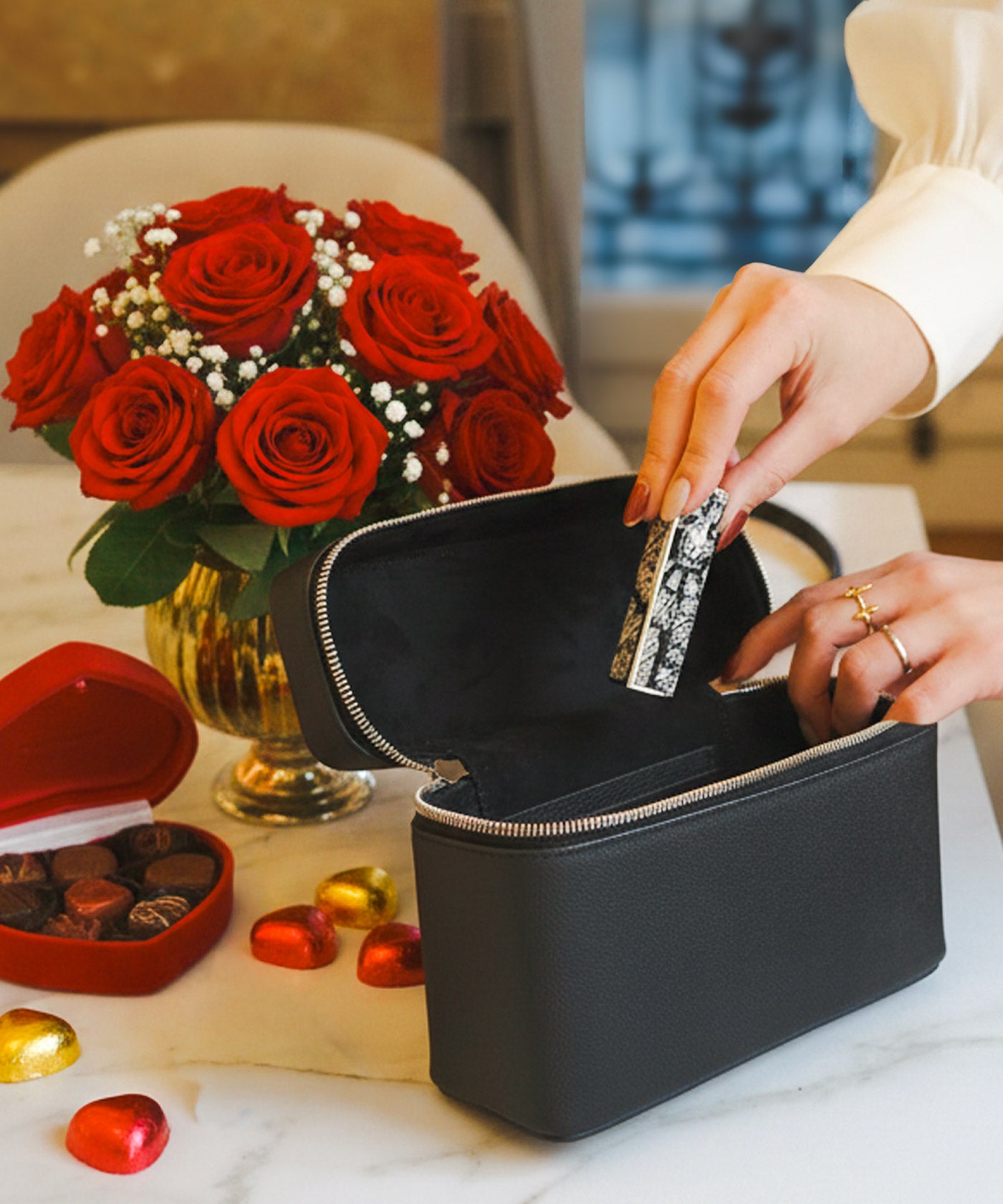 cléa(クレア) 本革バニティバッグ q bag paris 公式ショップ