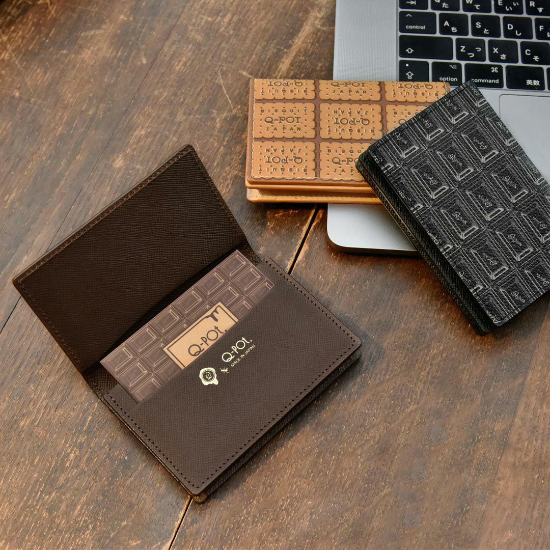 ビターチョコレートカードケース（名刺入れ） | Q-pot. ONLINE SHOP