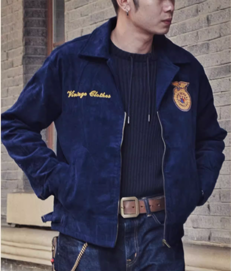 △ヴィンテージ復刻デザイン FFA コーデュロイジャケット▽S~2XL