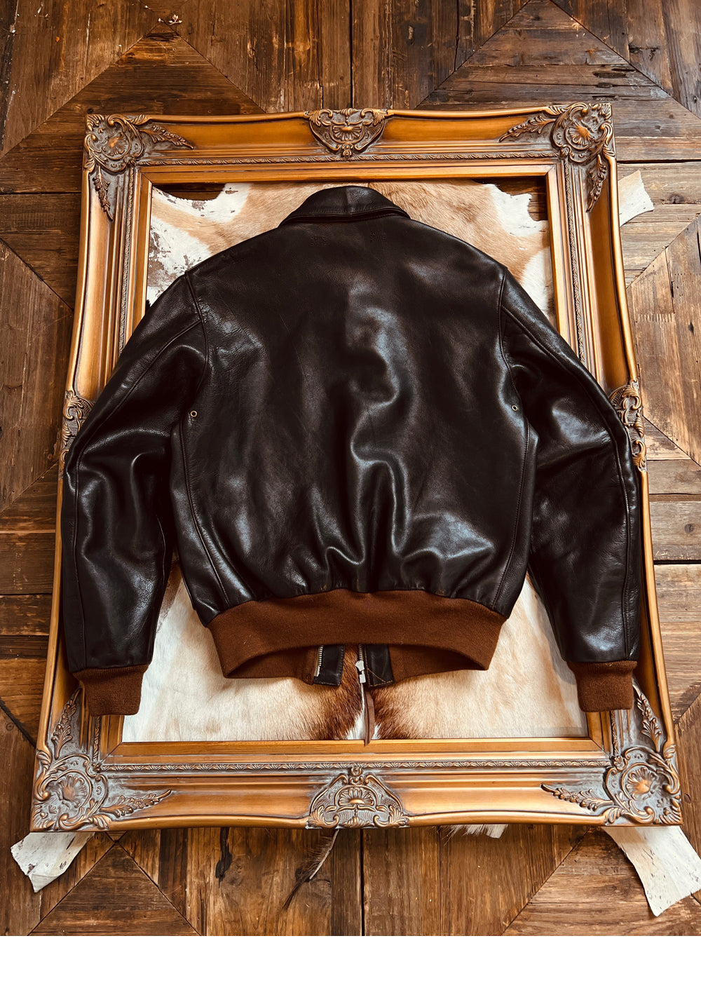 茶芯カウレザー A-2 フライトジャケット S～4XL – quietman clothes