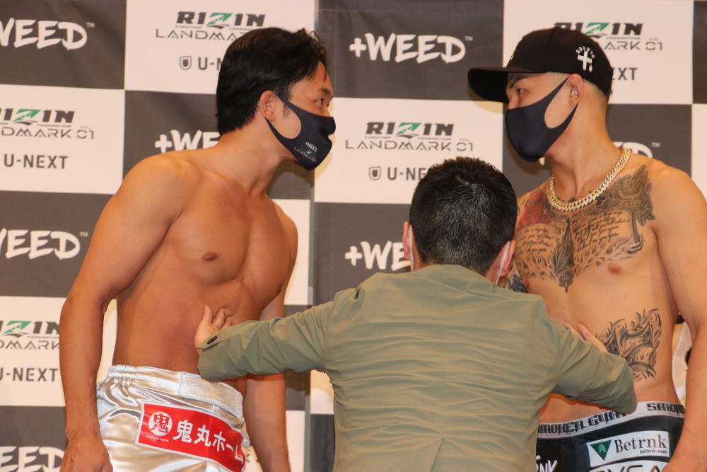 RIZIN】朝倉未来と萩原京平がバチバチのにらみ合い！「声が震えちゃっ