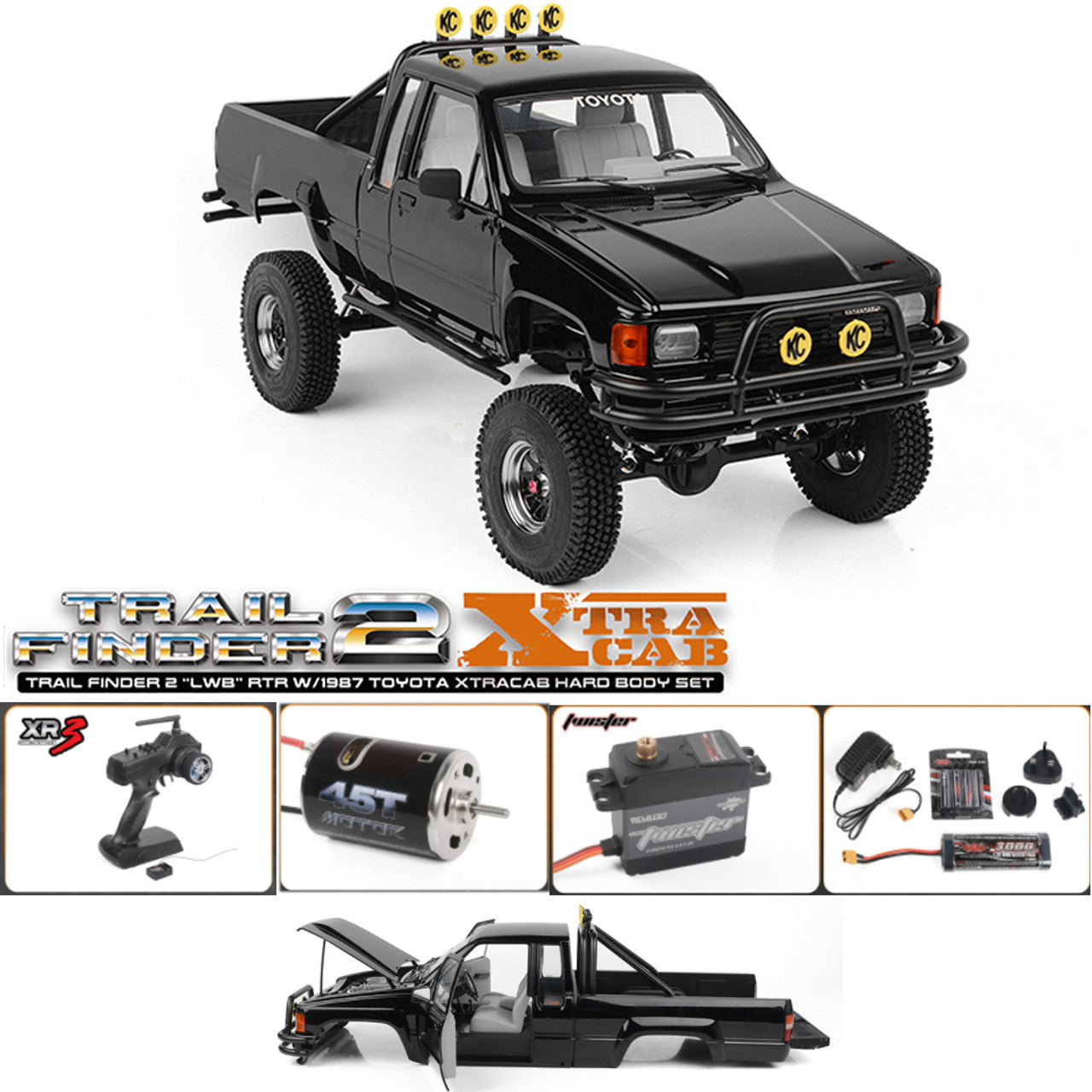 アウトレット箱傷みあり】RC4WD TF2 LWB 1987 トヨタ ハイラックス