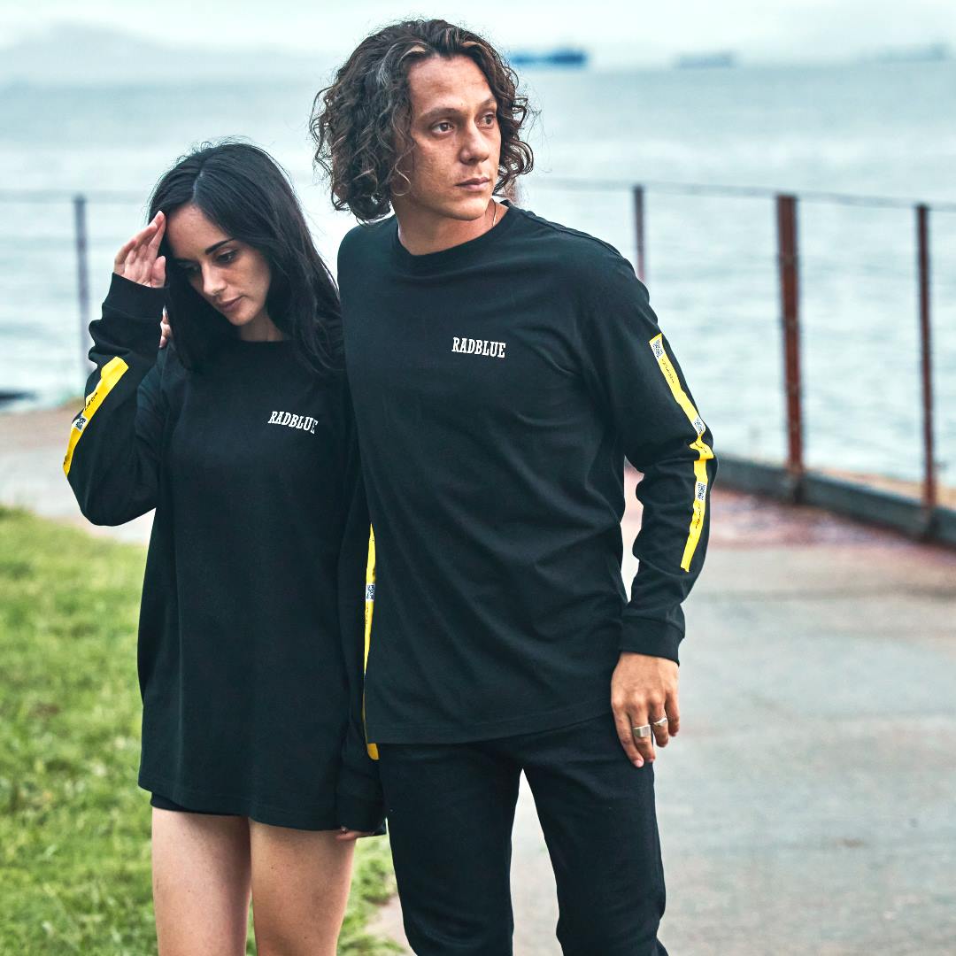 RadBlue LONG SLEEVE TEE【QR】