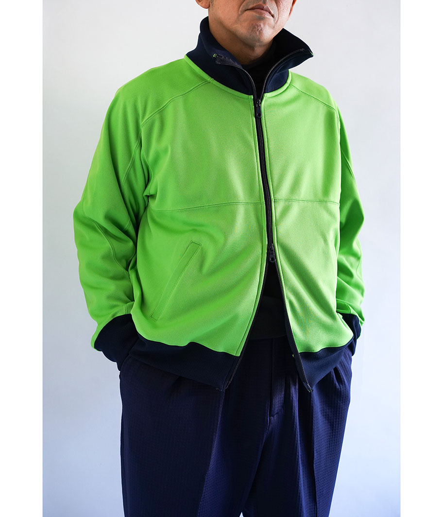 ANCELLM DRIVERS TRACK JACKET EX [GREEN] - Fresh Service NECESSARY