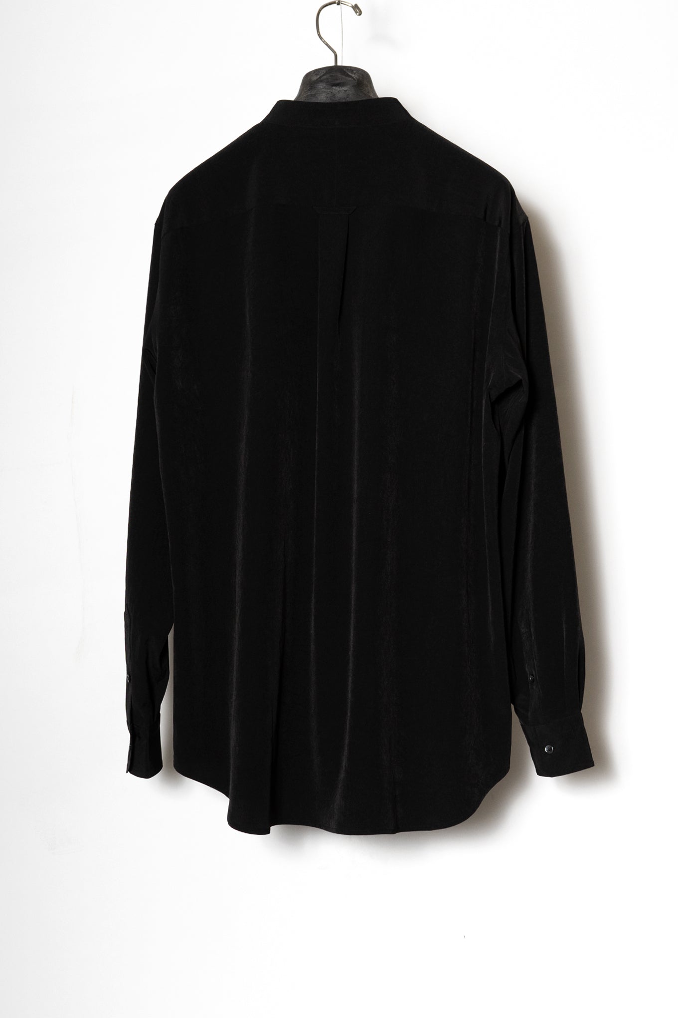 BAND COLLAR SHIRT / BLACK – RAINMAKER KYOTO