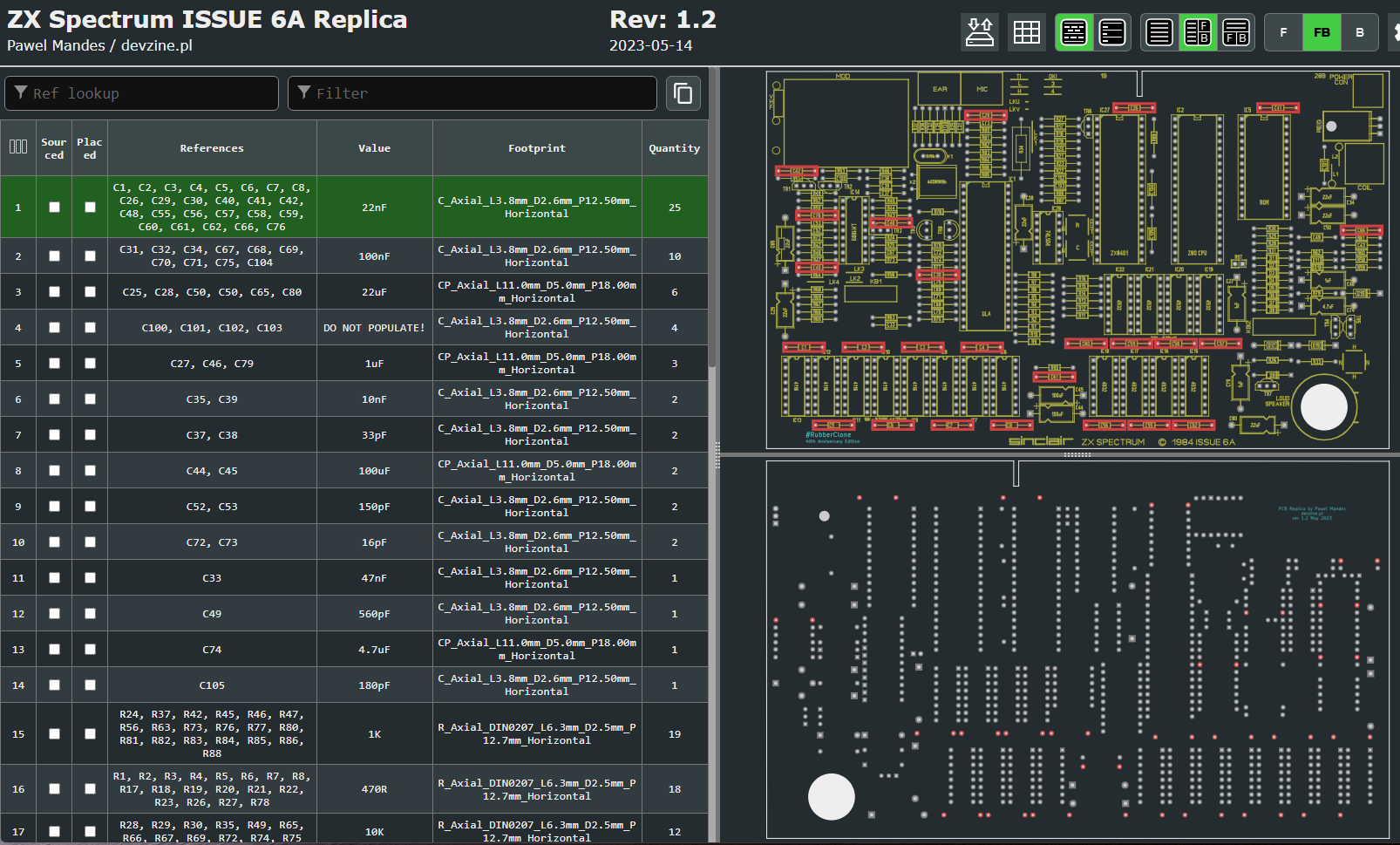 GitHub - pmandes/zx-spectrum-issue6a-replica: ZX Spectrum 48k