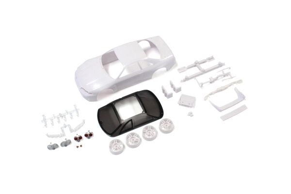 スカイラインGT-RR33Vスペックホワイトボディセット(未塗装/ホイール付