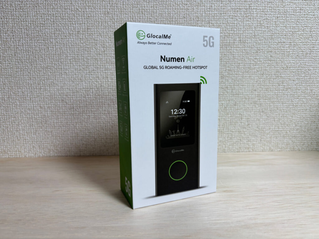 Numen Air U50】GlocalMeの世界中で使える5G対応モバイルWi-Fiを