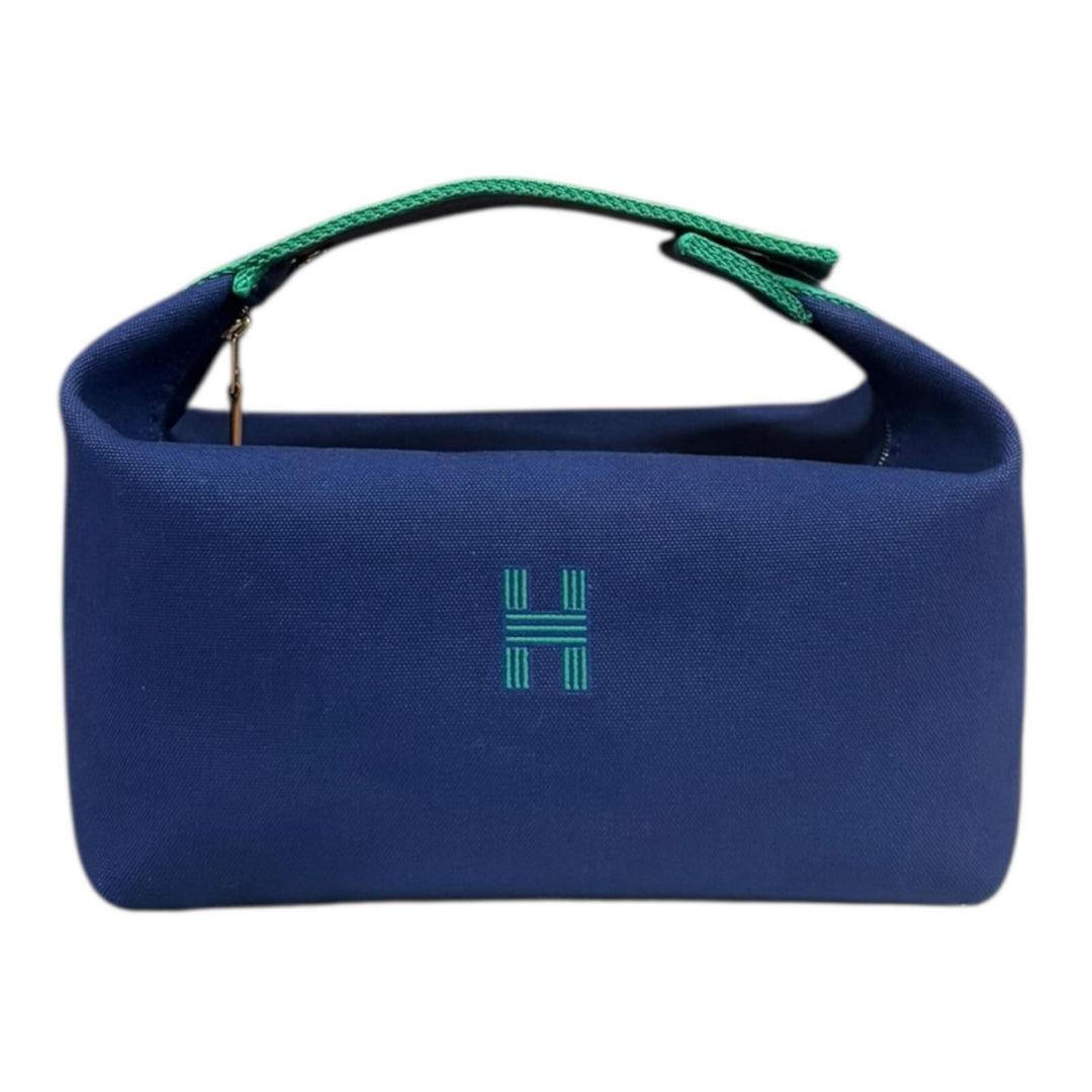 HERMES エルメス ブリッド・ア・ブラックGM ポーチ キャンバス