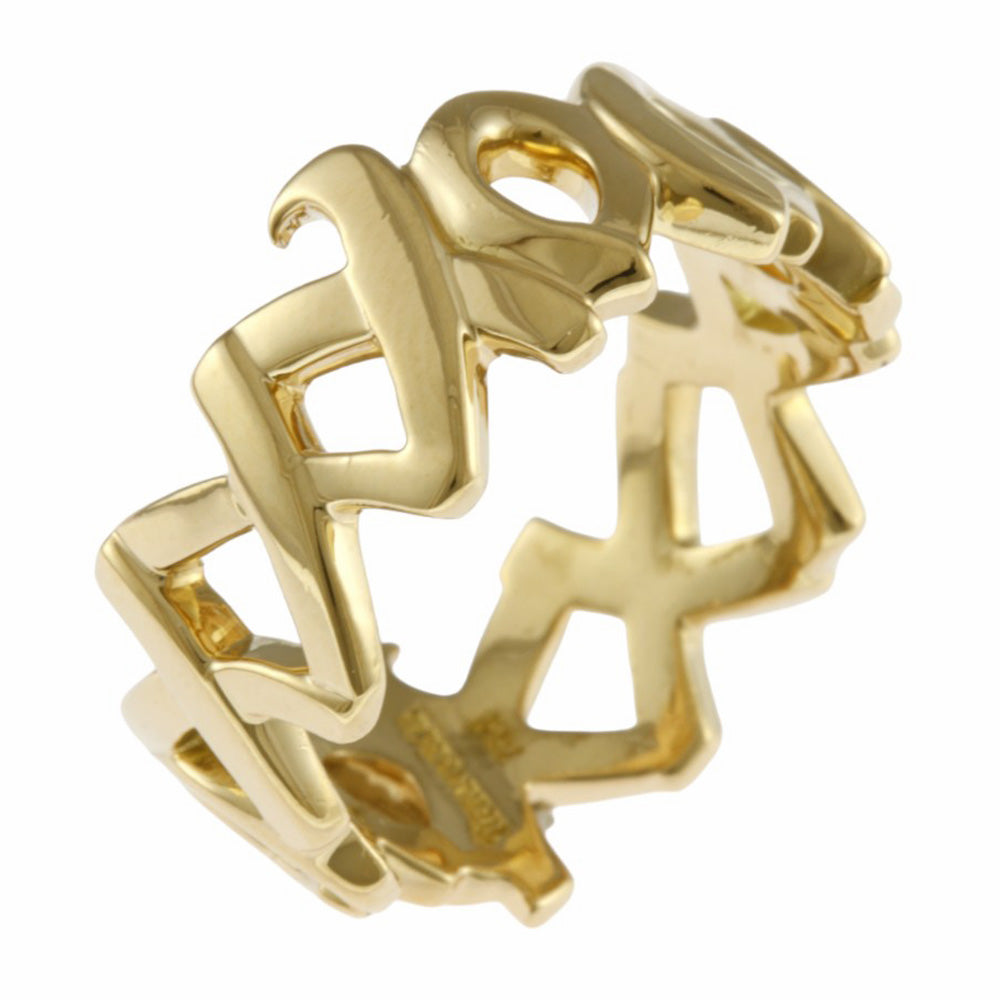 TIFFANY&Co. ティファニー ラブ＆キス リング 指輪 13号 18金 K18
