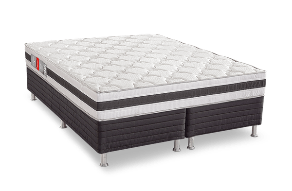 Conjunto Box Casal Max Saúde Premium - Espuma D45 - 138x188x62