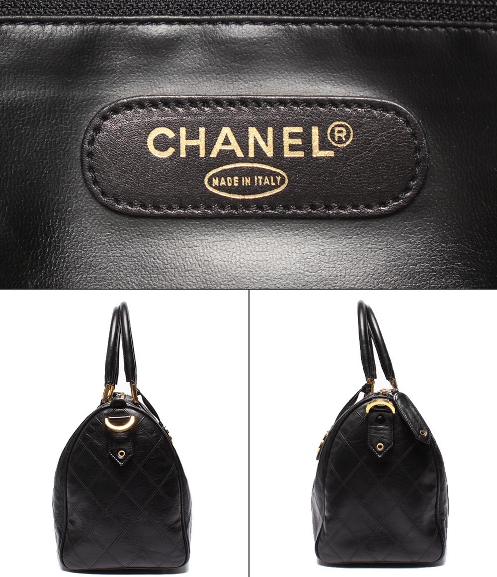 CHANEL 2way ミニボストンバッグ ハンドバッグ ショルダーバッグ