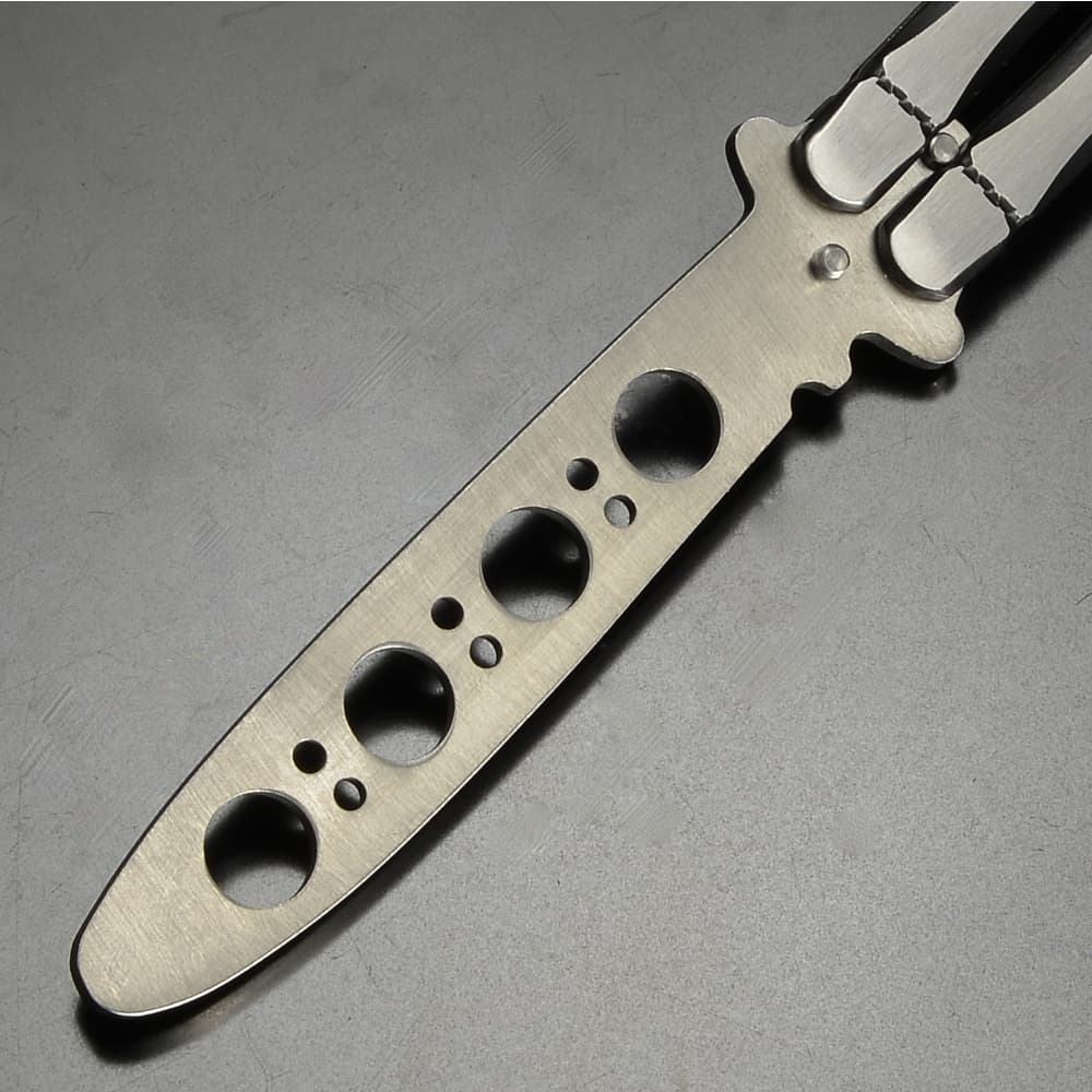 バタフライナイフ 練習用 刃付け無し スチールハンドル | ミリタリー