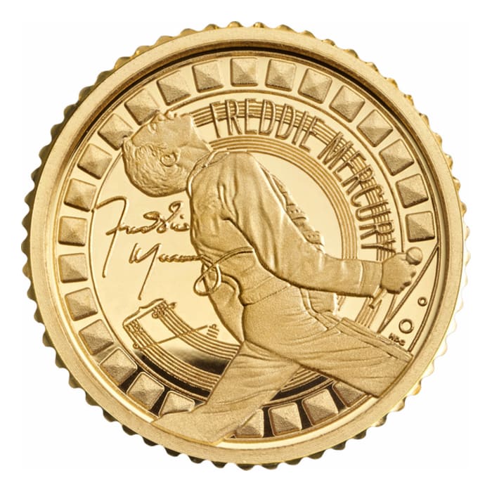 2025 英國音樂傳奇系列- Freddie Mercury .9999精鑄金幣1/40盎司