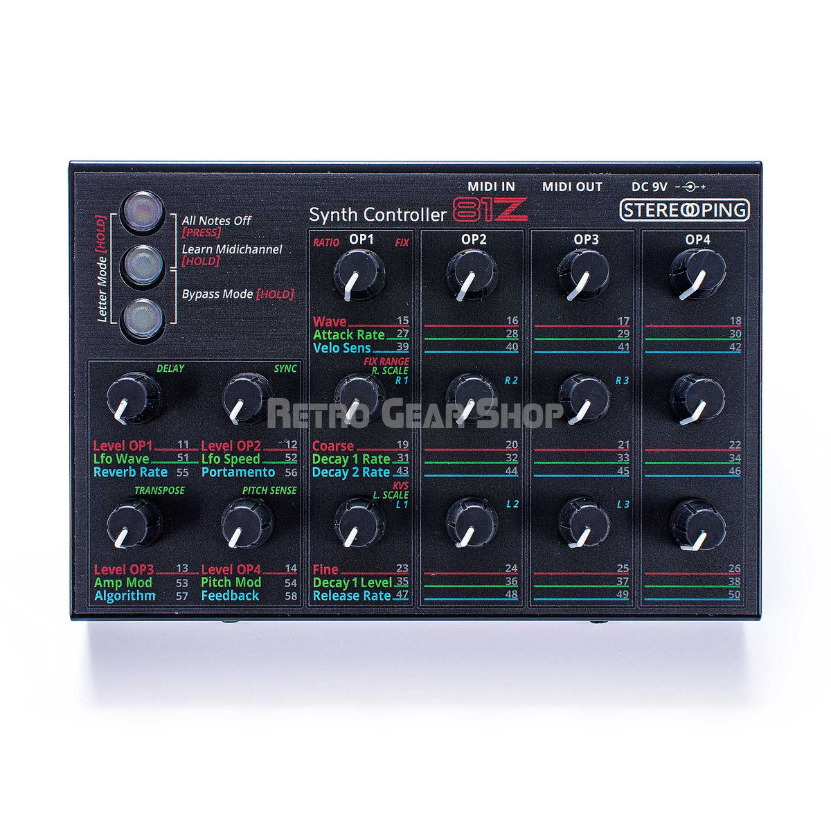 Stereoping CE-1 81Z Midi Controller for Yamaha TX81Z Synthesizer