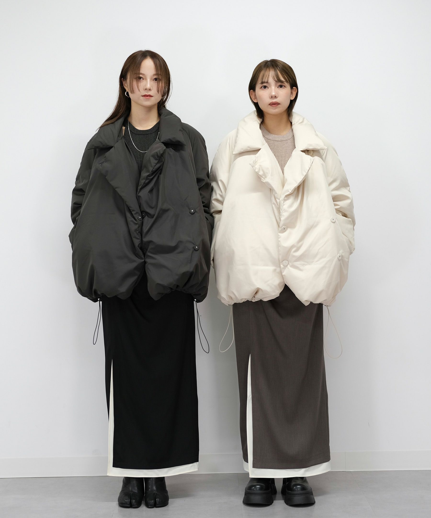 original cocoon middle down coat | Reurie'（レウリィ）