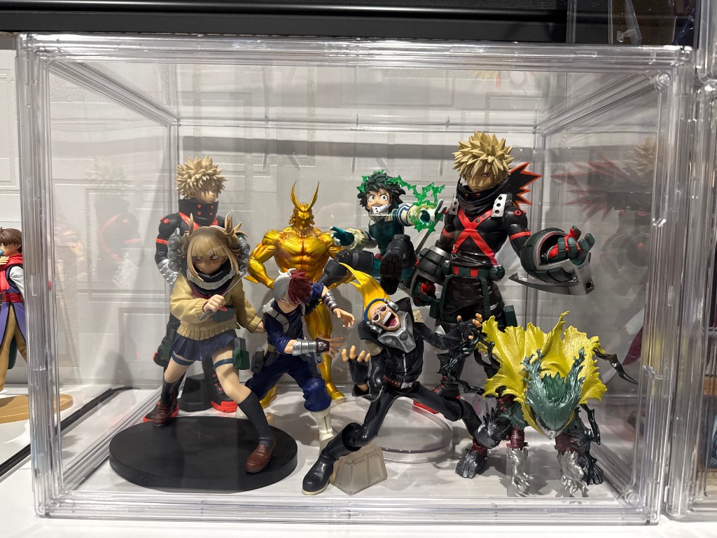 八番屋 積み重ね可能 フィギュアケース 大型 透明展示 マグネット式扉