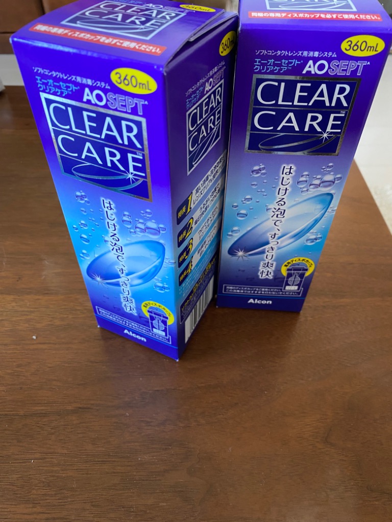 Alcon（アルコン） ＼大容量リニューアル／クリアケア 480ml×3本