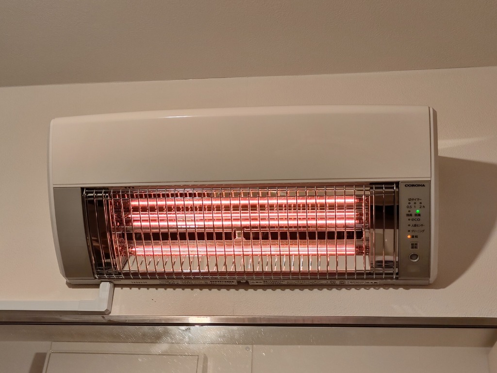 CORONA（コロナ） 壁掛型遠赤外線暖房機 カーボンヒーター CHK-C12B-W