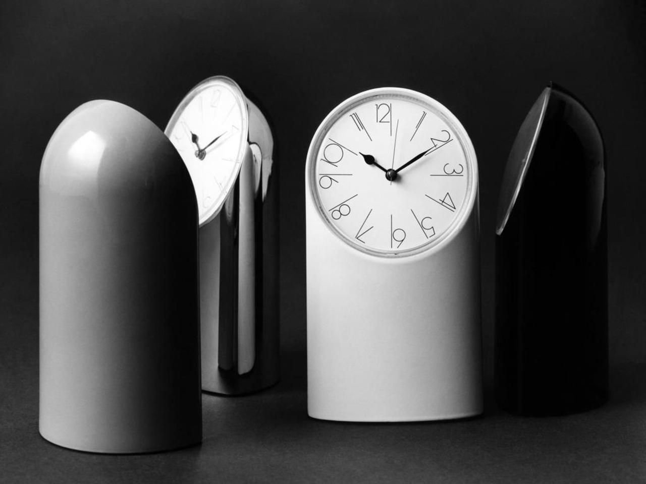 希少］Artemide Tantaloタンタロ置時計 アナログMOMA BK 希少