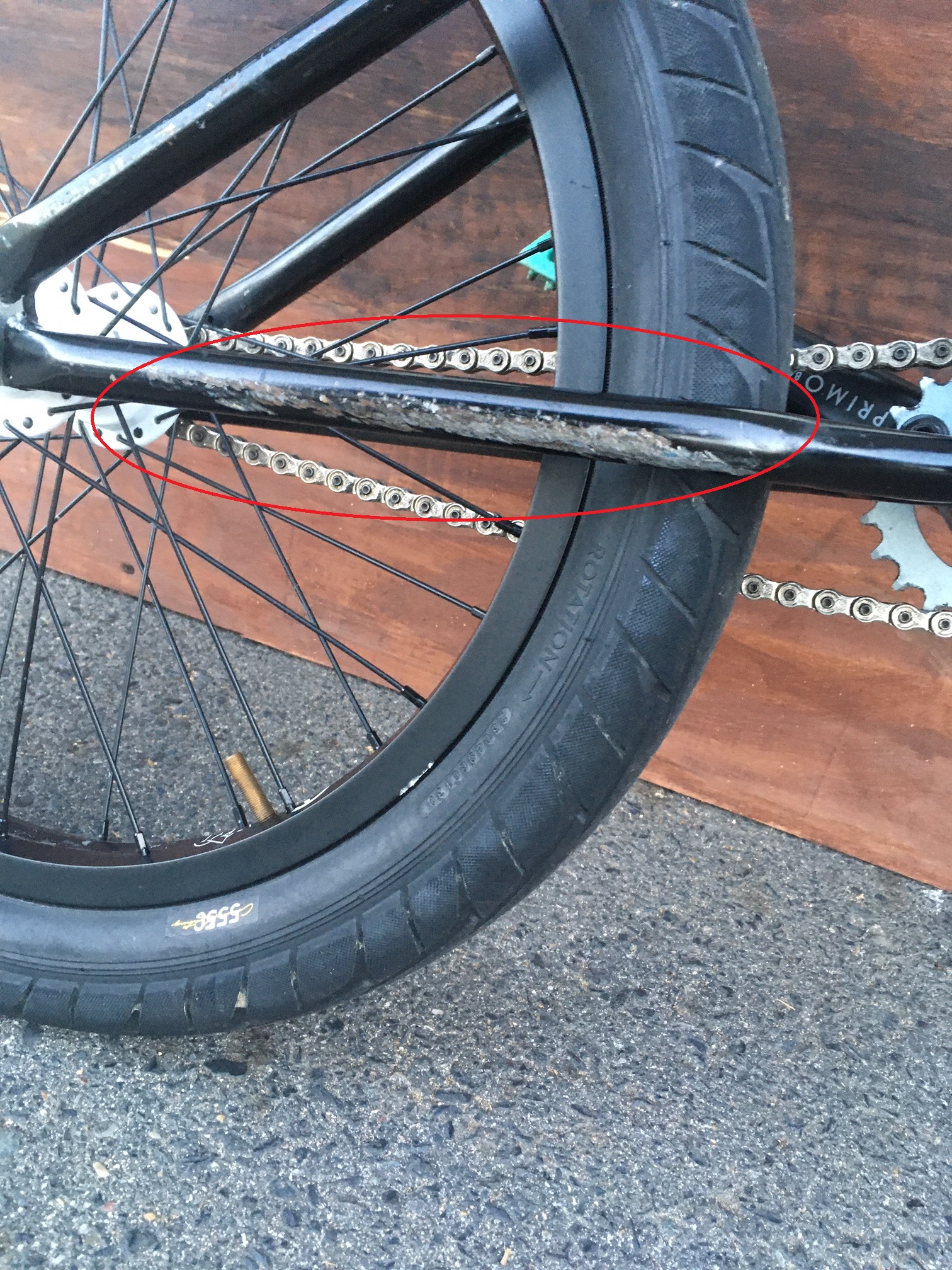 BMXのキズの付き方についてご紹介です！ - モトクロスインターナショナル