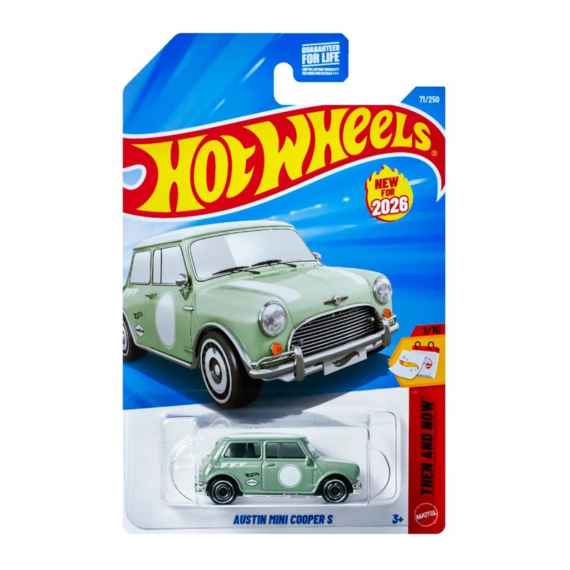 Carrinho Hot Wheels Austin Mini Cooper S Verde 2026 Lote C JJH39 1