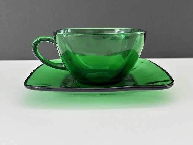 アンカーホッキング フォレストグリーン チャーム カップ&ソーサー C&S